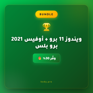 ويندوز 11 برو + أوفيس 2021 برو بلس